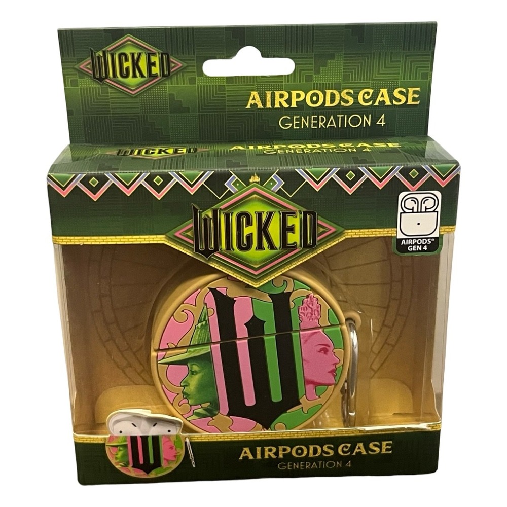 Wicked Movie AirPods Case Generation 4 Elphaba Glinda BRAND NEW